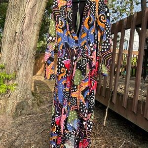 Farm Rio Under the Sea Dress medium NWT